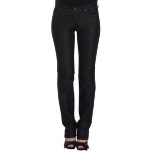 Ermanno Scervino Straight Leg Jeans Women Black Jeans & Pants